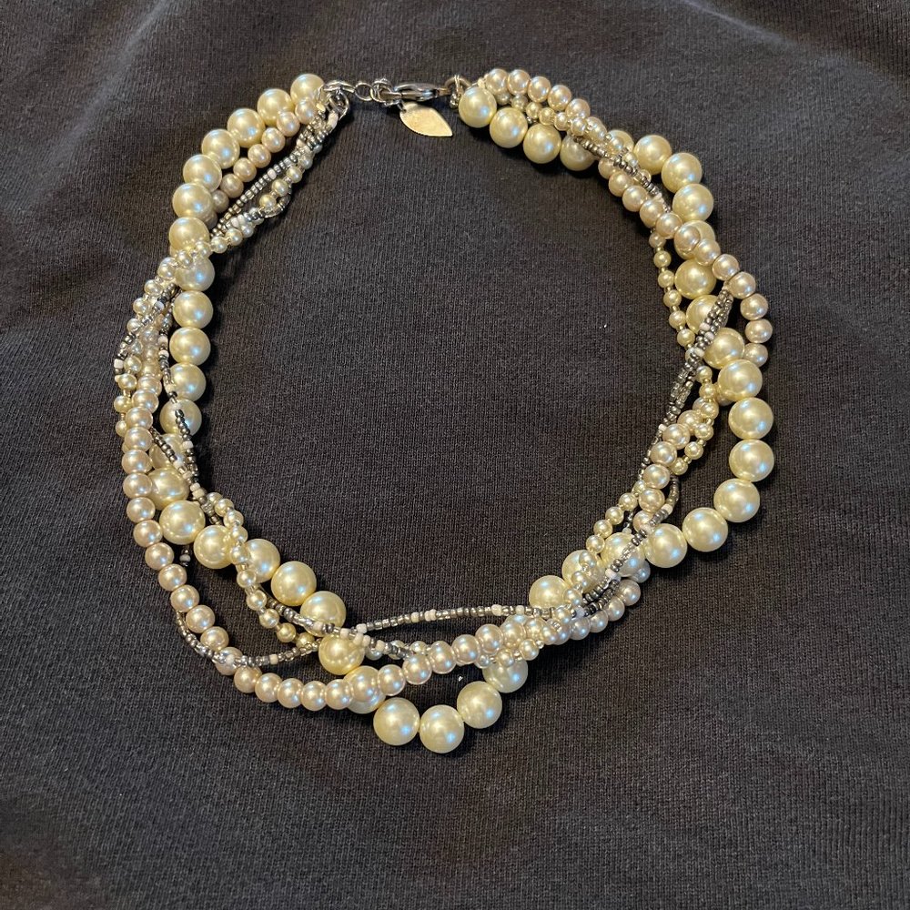 Faux Pearl Necklace